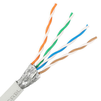 26AWG FTP LSZH Cat5e Lan Cable omdat Veelkleurige Leider 1000 Voet