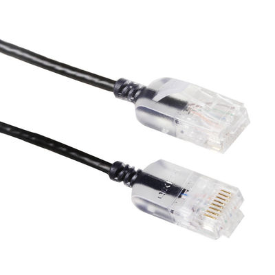 Van het het Flardkoord RJ45 UTP van de Snagless het Slanke Looppas Cat6a Zuivere Naakte Koper 10G 30AWG