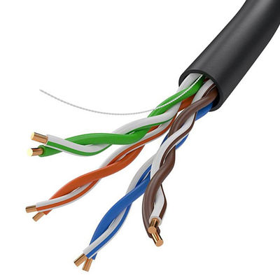 Stevige het Netwerkkabel van UTP Cat5e 4 Paren CCA van Leiderpvc het Jasje