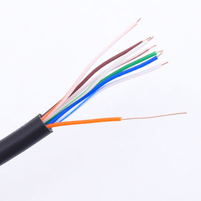Koper 24AWG patchkabel Cat 5e, BC7 / 0.2 PVC-jack UTP Cat5e patchkabel