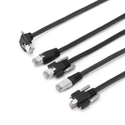 Cat6A Kabel S/FTP RJ45 8P van Camera de Industriële Ethernet met Slotschroef GigE