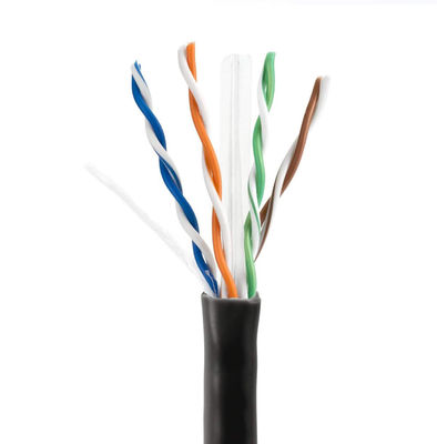 23AWG Praktische Cat6 Lan-kabel BC 0,57 UTP PVC-mantel 4 paar 305 m