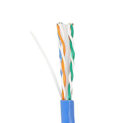 Zuiver Koper Ethernet Cat6 Lan Cable 1000 Voet van Cu 4 PAREN van 23AWG 0.57mm voor Binnen