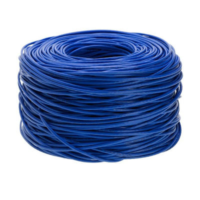 De blauwe 0.57mm CAT6 Kabel van FTP, Praktische Zuivere Kopercat6 Kabel