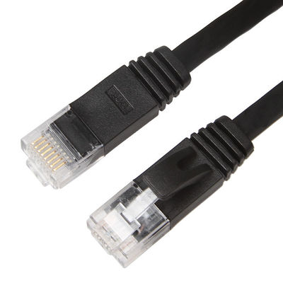 Weerbestendige Stabiele Vlakke Internet-Netwerkkabel, Computer Zwarte Kat 6 Flardkabel