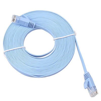 De duurzame Slanke Vlakke Cat6a-Hoge snelheid Praktische Gigabit van Flardcorde