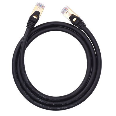 10 Stal van het Flardkabels STP RJ45 100W PoE van Gigabit de Cat6a Beschermde