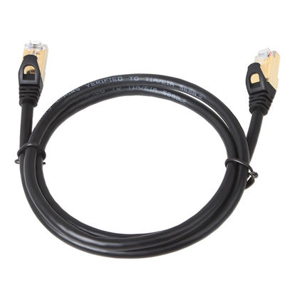 10 Stal van het Flardkabels STP RJ45 100W PoE van Gigabit de Cat6a Beschermde
