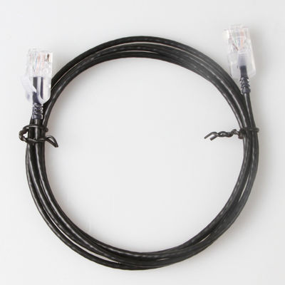 Van het het Flardkoord RJ45 UTP van de Snagless het Slanke Looppas Cat6a Zuivere Naakte Koper 10G 30AWG