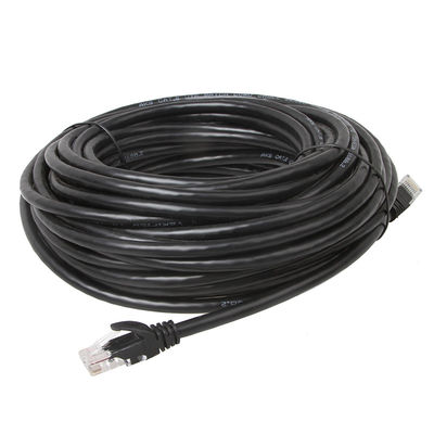 Zwarte Modulaire de Stopschakelaar van LSZH UTP Cat6a Lan Cable With CMG