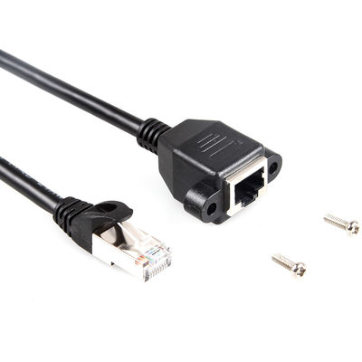 De stabiele Kat 6a beschermde Ethernet-Kabel, RJ45-zet de Uitbreidingskabel met Schroefcomité op