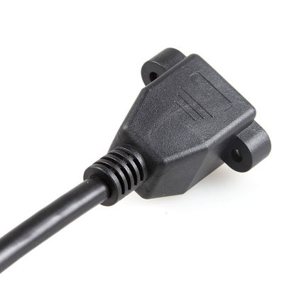 De stabiele Kat 6a beschermde Ethernet-Kabel, RJ45-zet de Uitbreidingskabel met Schroefcomité op