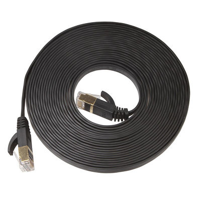 Cat6 de Kleur van UTP Ethernet Lan Cables Flat Short Black voor Computer