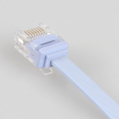 Vlakke de Kabelhdpe van RJ45 Ethernet Cat5e omdat voor Instrumentatie vastliep