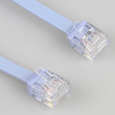 Vlakke de Kabelhdpe van RJ45 Ethernet Cat5e omdat voor Instrumentatie vastliep