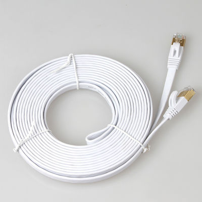 SFTP Beschermde Cat7-Veelkleurige Duurzaam van Ethernet van het Flardkoord Vlakke