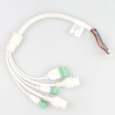 De zwarte Ethernet-Multifunctionele Stal van Cameralan cable RJ45+3.81