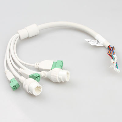 De zwarte Ethernet-Multifunctionele Stal van Cameralan cable RJ45+3.81