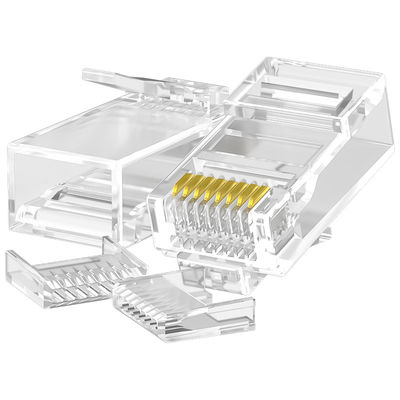 De duurzame Schakelaar van PC RJ45 Cat6, de 8P8C Beschermde Schakelaar van CAT6 UTP