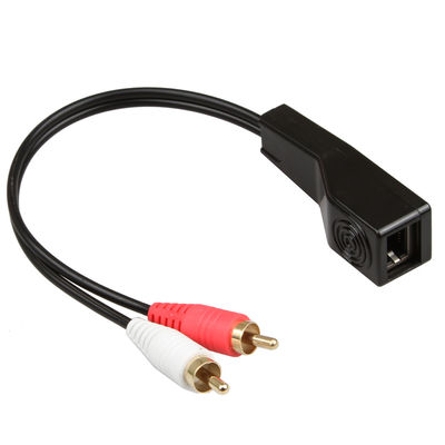 RCA-Geluidssignaal 3,5 MM. Stereokabel Rode Witte Kleur Geschikte Cat5 Cat6 Cat7 Cat8