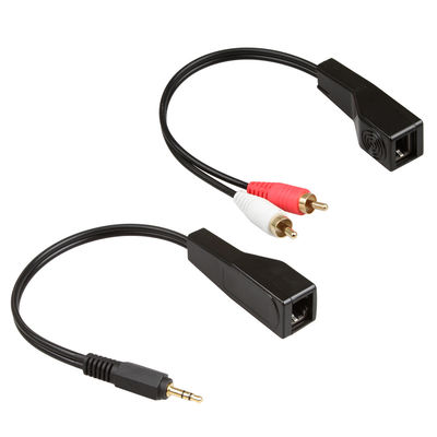 RCA-Geluidssignaal 3,5 MM. Stereokabel Rode Witte Kleur Geschikte Cat5 Cat6 Cat7 Cat8