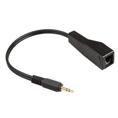De Draadassemblage 3.5mm van de Cat5cat6 Douane Stereo-installatie aan de Vrouwelijke Audiovergroting van RJ45