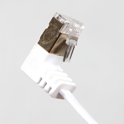 OEM Cat6 de Vlakke Duurzame 90 Graad van de Flardkabel aan 270 Graadhoek
