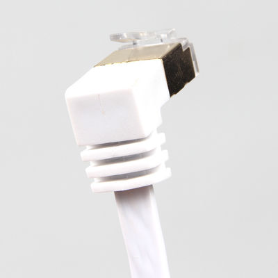 Stabiele witte platte Cat6 Ethernet-kabel, praktisch Gigabit Ethernet-snoer