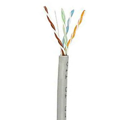 Cat6a 1000 Voet Ethernet Lan Cables 23AWG 0.58mm het Stevige Jasje van Koper500mzh pvc LSZH