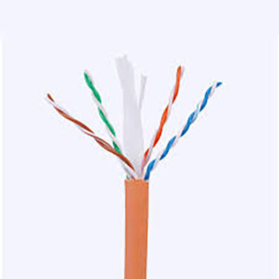 Cat6a 1000 Voet Ethernet Lan Cables 23AWG 0.58mm het Stevige Jasje van Koper500mzh pvc LSZH