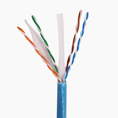 Cat6a 1000 Voet Ethernet Lan Cables 23AWG 0.58mm het Stevige Jasje van Koper500mzh pvc LSZH