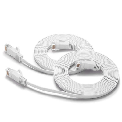 Platte ultradunne Cat6 patchkabels multifunctioneel met RJ45 8P8C