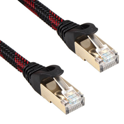 AWG 28 Rood Zwart Gevlecht Lan Cable, het Koordkat 7 van het Hoge snelheids Stabiele Flard
