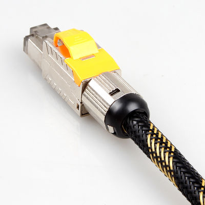 Dubbel Beschermde Stevige Kat 8 Ethernet-Koord, het Netwerkkabel van S/FTP 22AWG 40 Gigabit