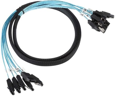 Vrouwelijke de Uitrustingskabel 6Gbps SATA III HDD 7pin van de Splitsersdraad aan 7pin voor Server