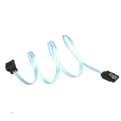 8 duim Blauw SATA 3 Uitbreidingskabel, Recht aan Recht SATA 3 Koord