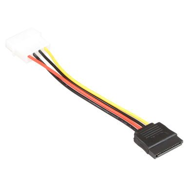 De mannelijke Vrouwelijke van de de Aandrijvingskabel van Y SATA Harde Splitser Molex 4 Pin Durable