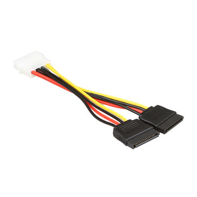 OEM SATA de Uitrustingskabel SATA 1 tot 2 4 Pin Molex Connecter To 2 van de Machtsdraad