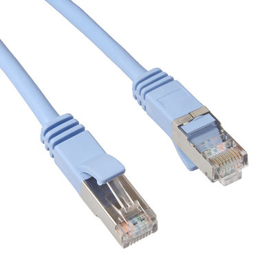 Beschermde van het het Flardkoord Cat6 van FTP Cat5e Lengte 0.2m 1m Praktische 2m