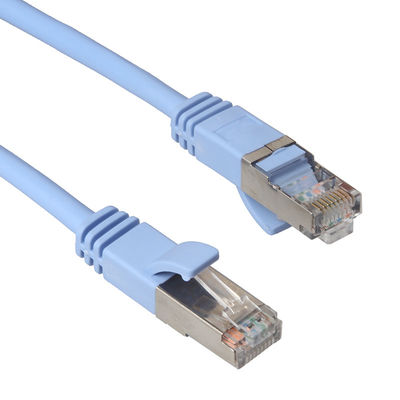 Beschermde van het het Flardkoord Cat6 van FTP Cat5e Lengte 0.2m 1m Praktische 2m