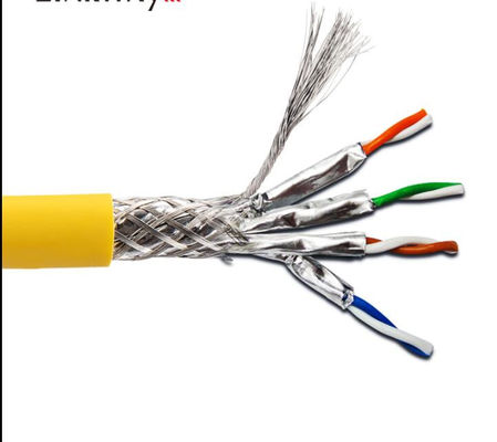 SFTP Outdoor Cat7 Lan-kabel dubbel afgeschermd CCA 28AWG veelkleurig