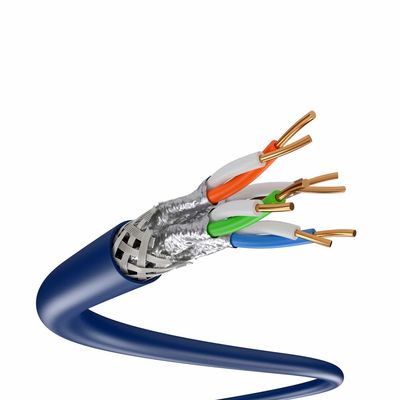 SFTP Outdoor Cat7 Lan-kabel dubbel afgeschermd CCA 28AWG veelkleurig