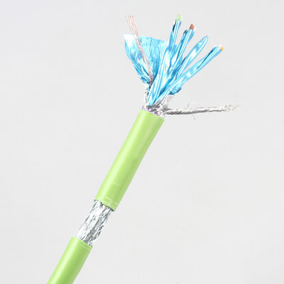 Koperpvc LSZH Cat7 Lan Cable Length 100m Multifunctionele PE Isolatie
