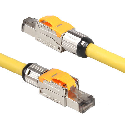 Veld beëindigde Cat 7 STP-kabel, RJ45 8P8C netwerk modulaire stekker Cat 7 patchkabel