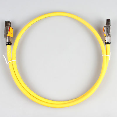 Veld beëindigde Cat 7 STP-kabel, RJ45 8P8C netwerk modulaire stekker Cat 7 patchkabel