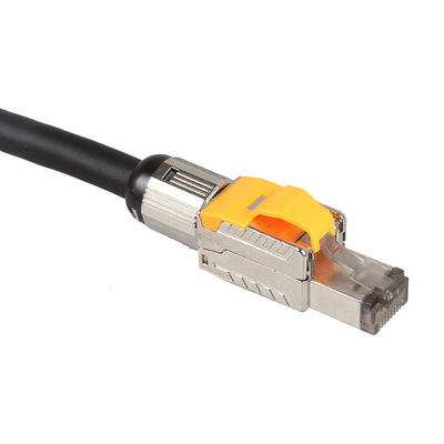 ODM de Rechte Kabel van het Hoekcat8 Flard met Modulaire de Stopschakelaar van Toolless