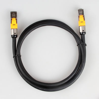 ODM de Rechte Kabel van het Hoekcat8 Flard met Modulaire de Stopschakelaar van Toolless