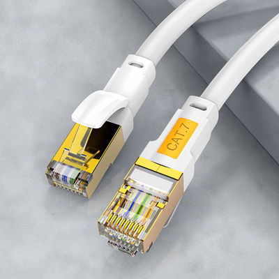 10 Gbps afgeschermde Cat7-patchkabel 600 MHz hoge snelheid multifunctioneel