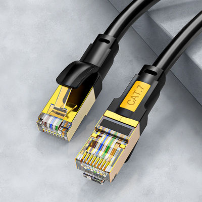10 Gbps afgeschermde Cat7-patchkabel 600 MHz hoge snelheid multifunctioneel
