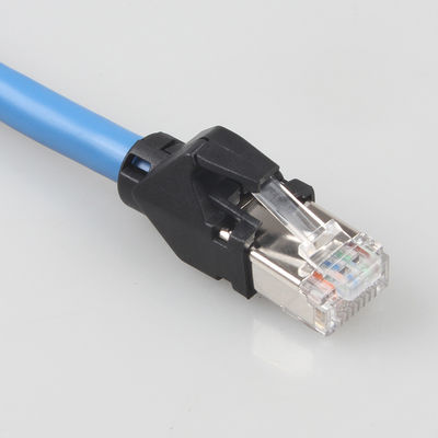 Cat6as/ftp Ethernet Kabel 6 RJ45-de Keten van de het Flard van de Industriële Belemmering van het Netwerkkoord Netwerkvoet Kabel